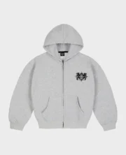 SURVÊTEMENT ZIPPÉ GRIS BLASON