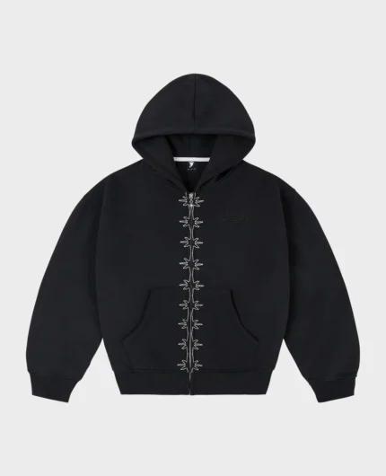 SURVÊTEMENT ZIPPÉ CACTUS NOIR