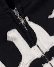 Six StarsSweat à capuche zippé graphique