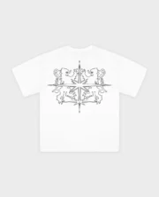 DIVIN BY DIVIN T-shirt graphique lion et étoile héraldique