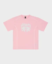 T-shirt rose à logo héraldique DIVIN BY DIVIN